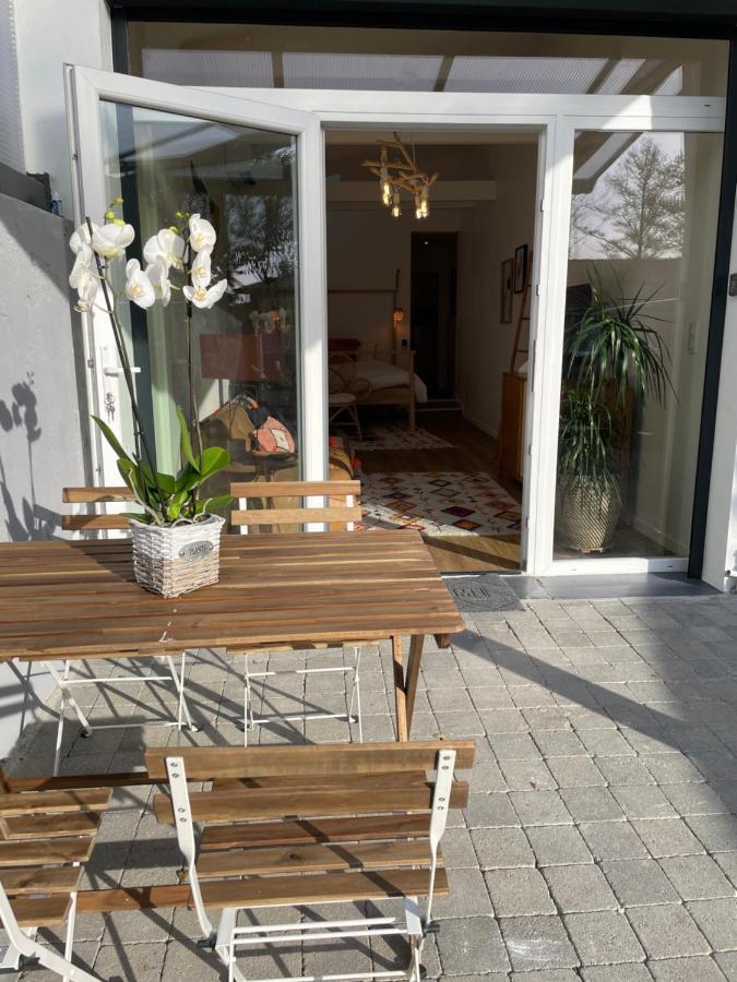 Grand studio avec terrasse, Wifi, Netflix et Vélos Capbreton Exterior foto