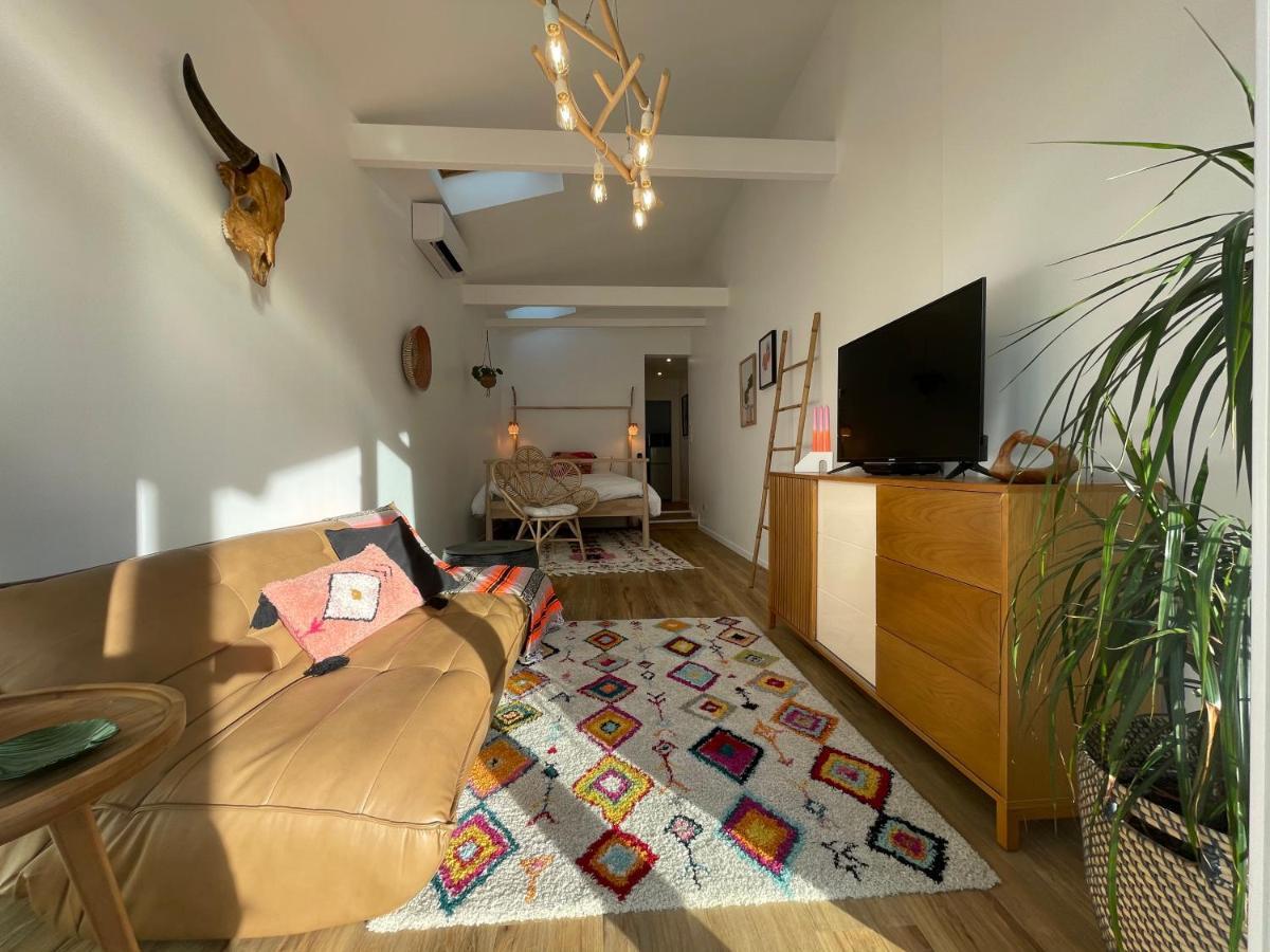 Grand studio avec terrasse, Wifi, Netflix et Vélos Capbreton Exterior foto