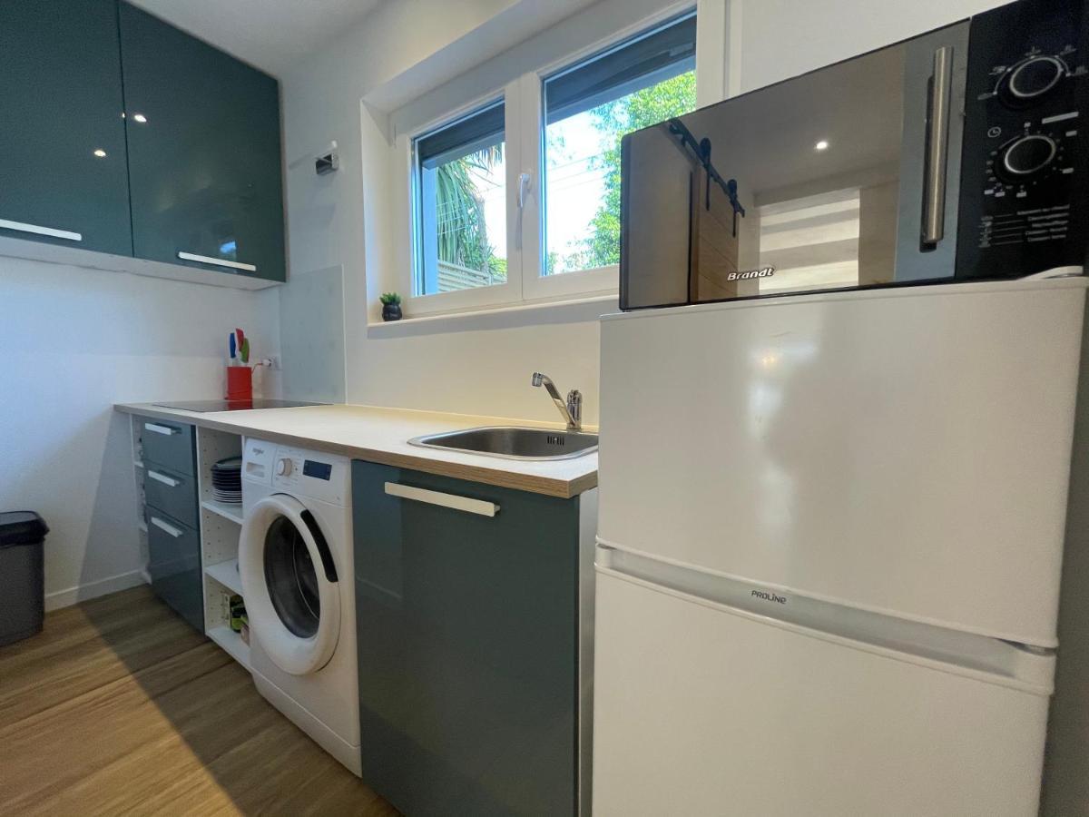 Grand studio avec terrasse, Wifi, Netflix et Vélos Capbreton Exterior foto
